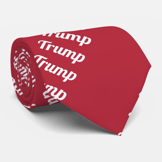 Cravate avec Trump (Roulé)