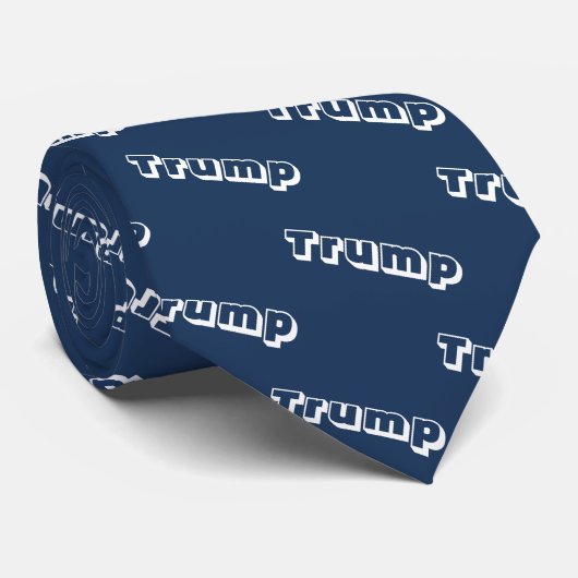 Cravate avec Trump (Roulé)