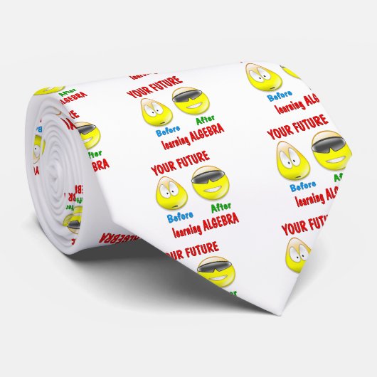 Cravate Avenir d'algèbre (Roulé)