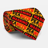 Cravate Avertissement d'allergie d'arachides (Roulé)