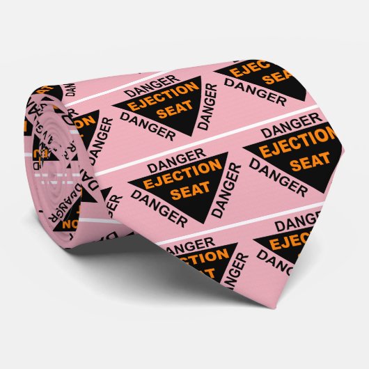 Cravate Avertissement de siège d'éjection (Roulé)