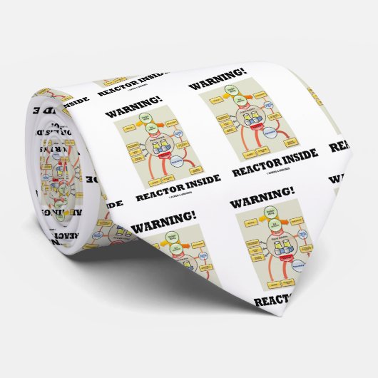 Cravate Avertissement ! Intérieur de réacteur (centrale (Roulé)