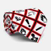 Cravate Avertissements relatifs aux dangers de l'Osha (Roulé)