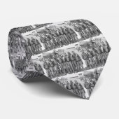 Cravate Aviateurs de Tuskegee, groupe de queues rouge (Roulé)