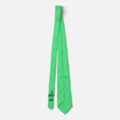 Cravate Avion Art déco, Emerald et Jade Green (Dos)