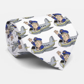 Cravate Avion de bande dessinée (Roulé)