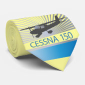 Cravate Avion de Cessna 150 (Roulé)
