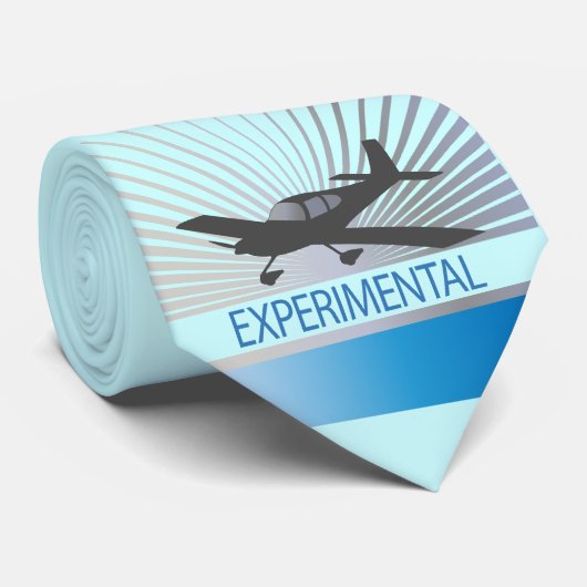 Cravate Avion expérimental à voilure basse (Roulé)