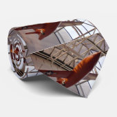 Cravate Avion rouge d'armée de l'air de fusée dans (Roulé)