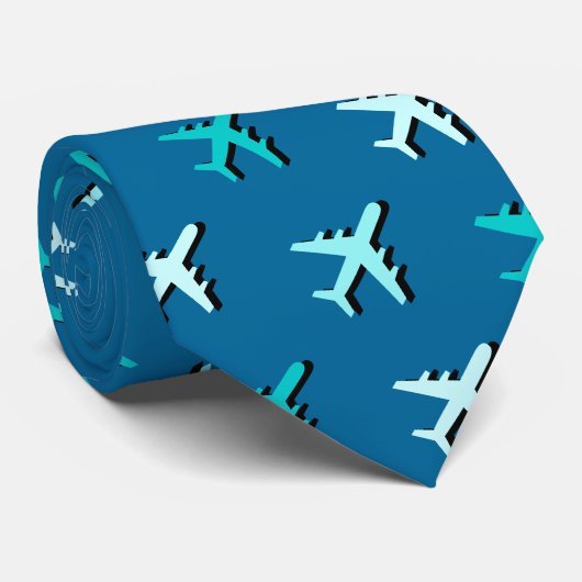 Cravate Avions (Roulé)