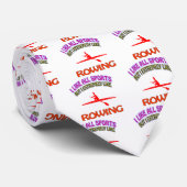 Cravate Aviron des conceptions (Roulé)