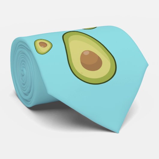 Cravate Avocado is My Spirit Fruit (Roulé)