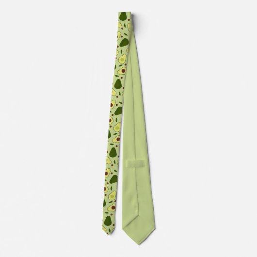 Cravate Avocados et feuilles (Dos)