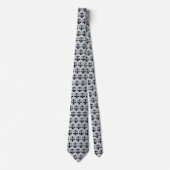 Cravate Avocat Écaille d'Argent de la Justice (Devant)