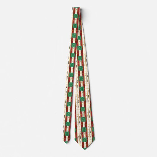 Cravate Avocat Noël - Let It Snow Scales Justice (Dos)