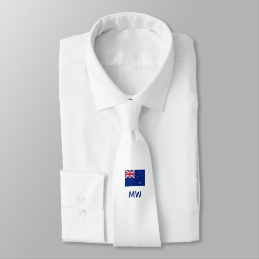 Cravate Awesome Dad NEW ZEALAND FLAG Monogram (Attaché)