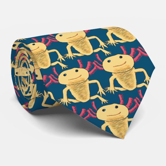 Cravate Axolotl (Roulé)