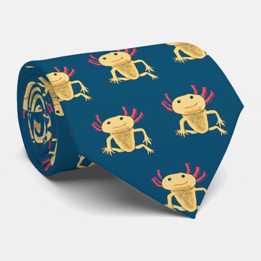 Cravate Axolotl (Roulé)