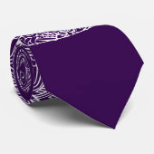 Cravate Aztec mexicain Soleil Pierre Maya Calendrier 3 (Roulé)