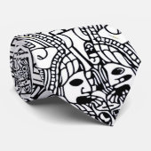 Cravate AZTEC OU MEXICA mexicaine (Roulé)