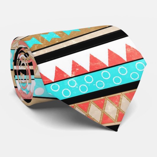 Cravate Aztèque à la mode (Roulé)