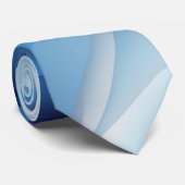 Cravate Azure Flow : Un rêve en bleu (Roulé)