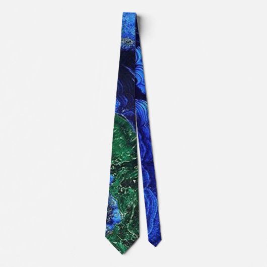 Cravate Azurite et Malachite (Devant)