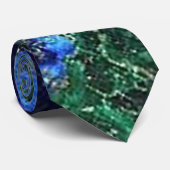 Cravate Azurite et Malachite (Roulé)