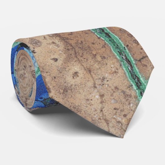 Cravate Azurite Malachite (Roulé)
