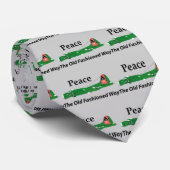 Cravate B-17 Forteresse Volante - Paix L'ancienne façon (Roulé)