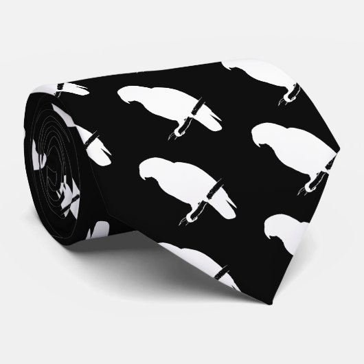 Cravate B&W Parrot (Roulé)