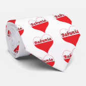 Cravate Babunia Coeur polonais (Roulé)