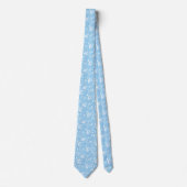 Cravate Baby Blue Luscious Botanique (Devant)