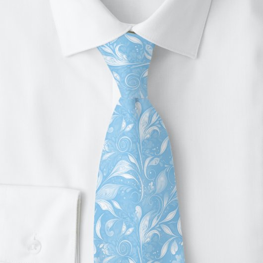 Cravate Baby Blue Luscious Botanique