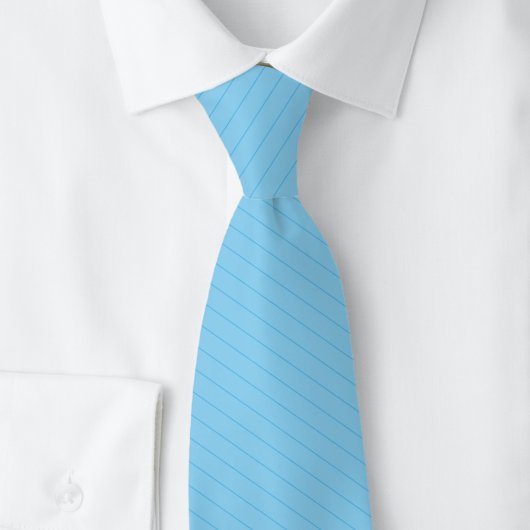 Cravate Baby Blue Pinstripe