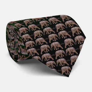 Cravate Baby Elephant Frenzy Tie Double Face(Vert/Noir)
