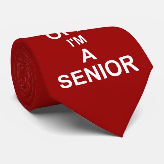 Cravate Back Off Je suis un lycée (Roulé)