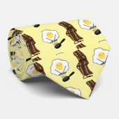 Cravate Bacon and eggs Necktie (Roulé)