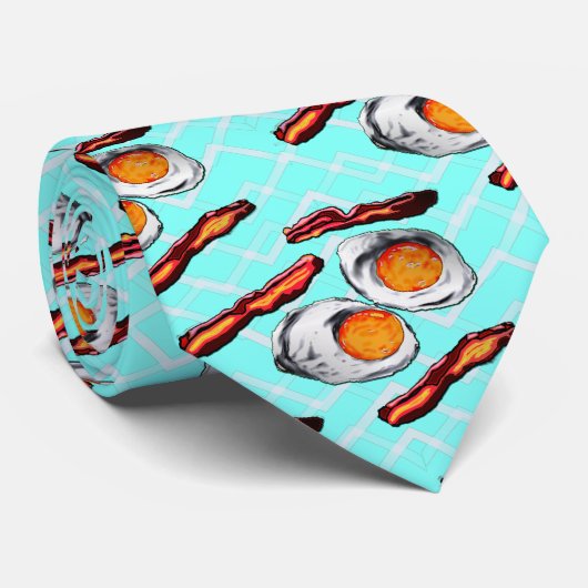 Cravate Bacon et oeufs (Roulé)
