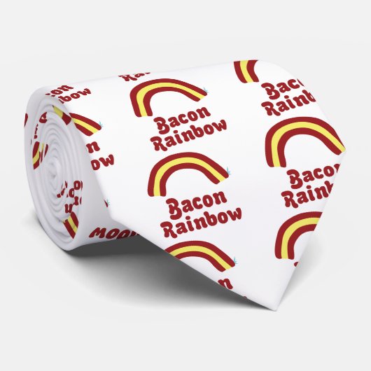 Cravate Bacon Rainbow (Roulé)