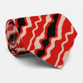 Cravate Bacon strips (Roulé)
