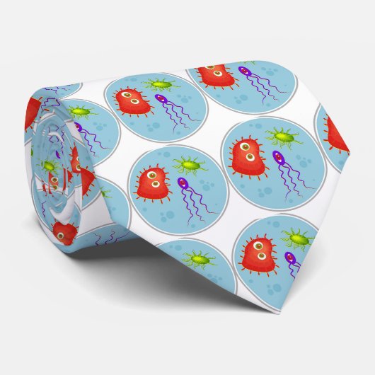 Cravate Bactéries (Roulé)