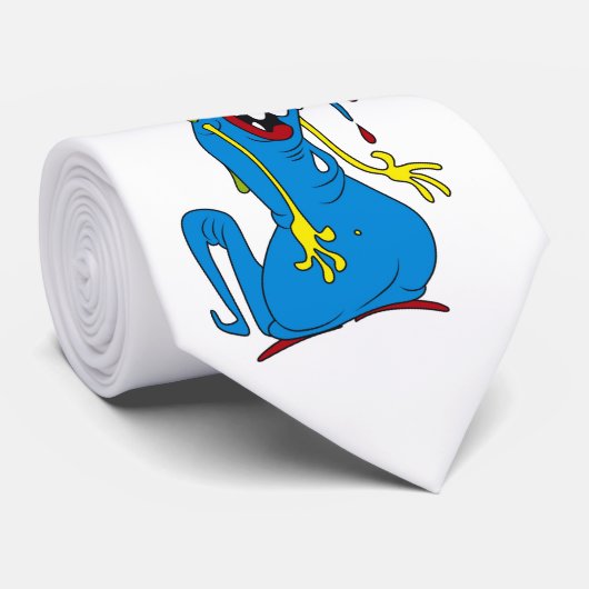 Cravate Bactéries bleues (Roulé)