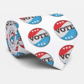Cravate Badge de vote rétro (Roulé)