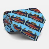 Cravate Badge du pêcheur de combat de l'Alaska (Roulé)