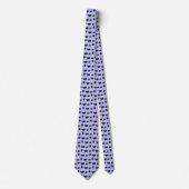 Cravate Badger Frenzy Tie Double Sided Print (Lilac) (Devant)