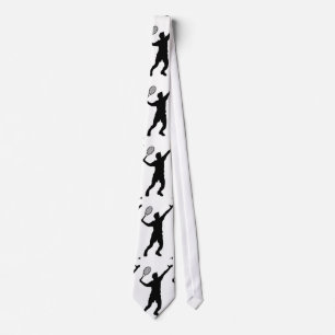 Cravate Badminton Joueur Motif Sport