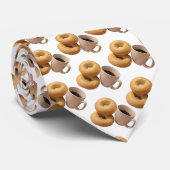 Cravate Bagels et café (Roulé)