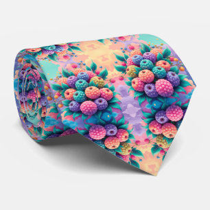 Cravate Baies colorées pour la Fête des pères