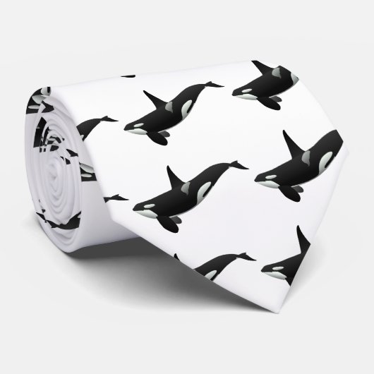 Cravate Baignade Orca Killer Whale (Roulé)